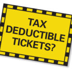 are parking tickets tax deductible