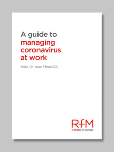 coronavirus advice for employers