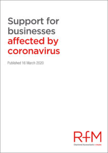 support for businesses affected by coronavirus